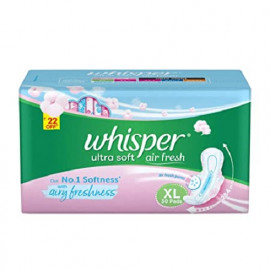 WHISPER ULTRA SOFT XL+NAPKINS 30PAD